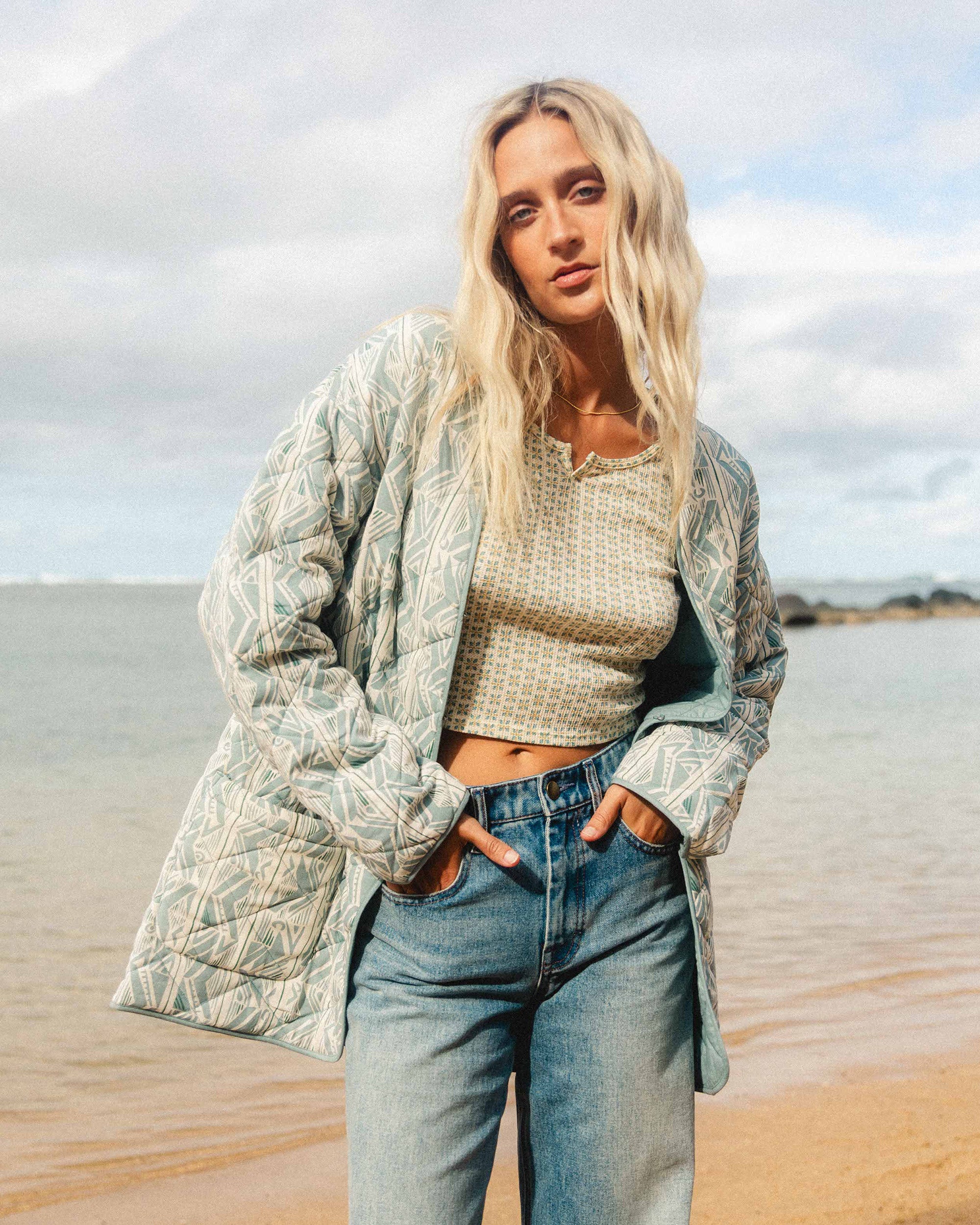 Day Dreamin Jacket - Mineral Blue - Image 2