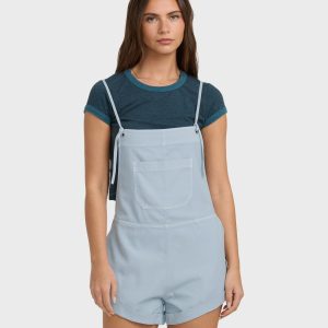 Wild Pursuit Romper - Washed Chambray