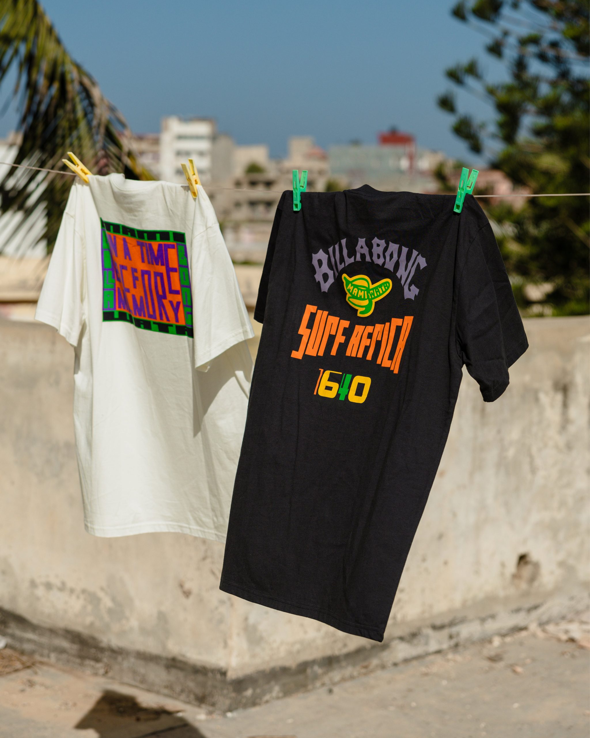 Billabong x Mami Wata Time Before Memory Regular Tee - Off White - Image 2