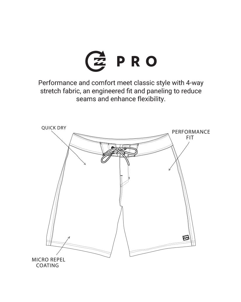 Framelines Pro Boardshorts - Black - Image 3