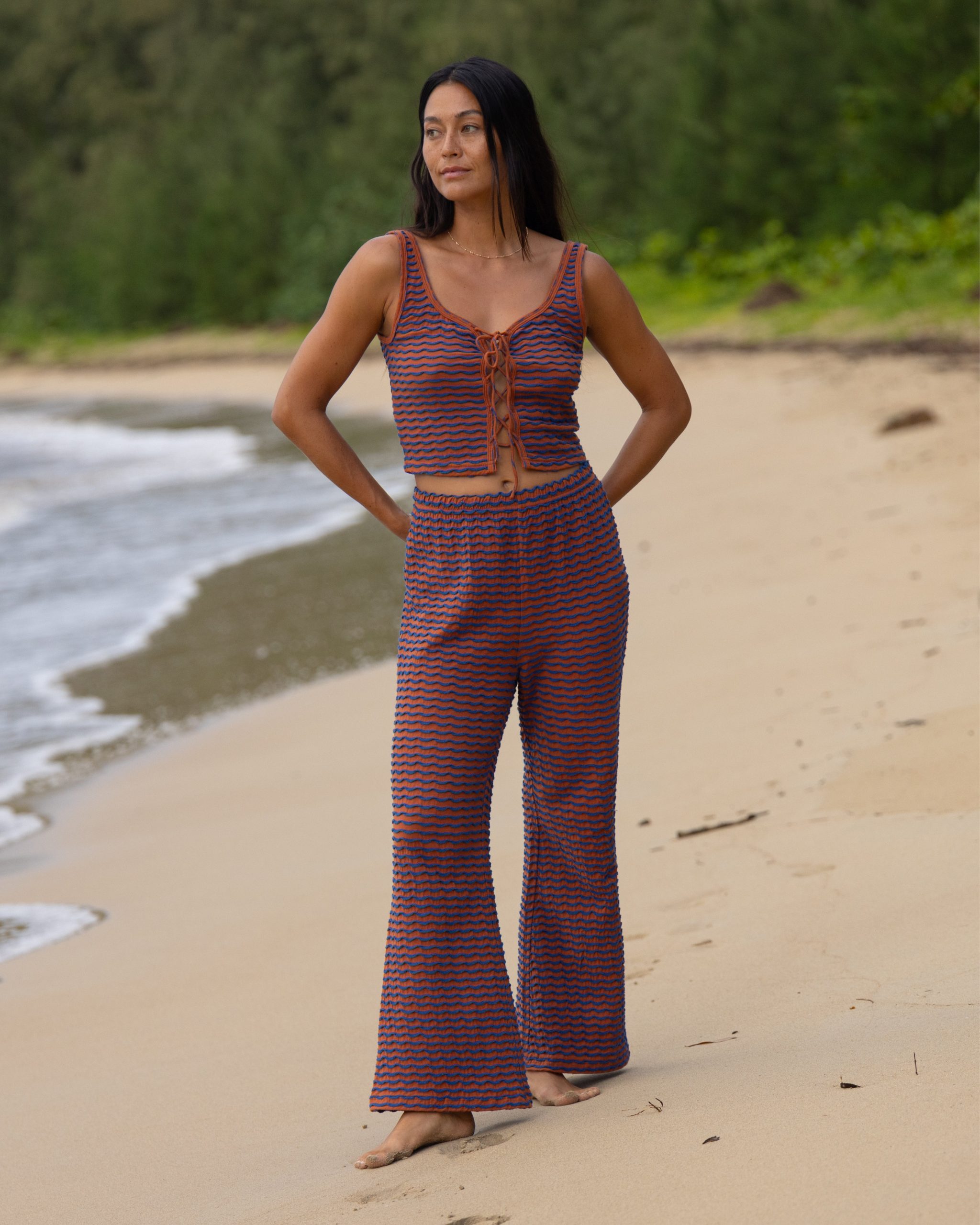 Hot Tides Knit Pants - Sedona