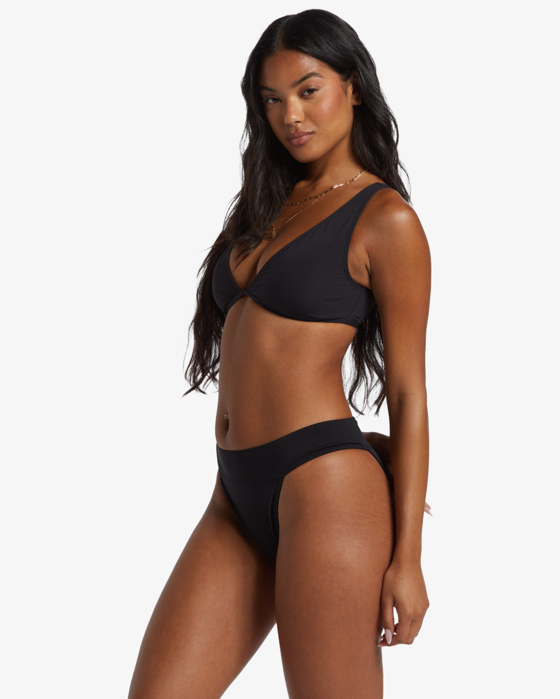 Sol Searcher Aruba Bikini Bottoms - Black Pebble - Image 6