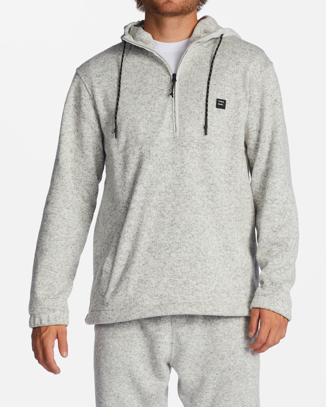 A/Div Boundary Hooded Half-Zip Pullover - Gray Heather - Image 2