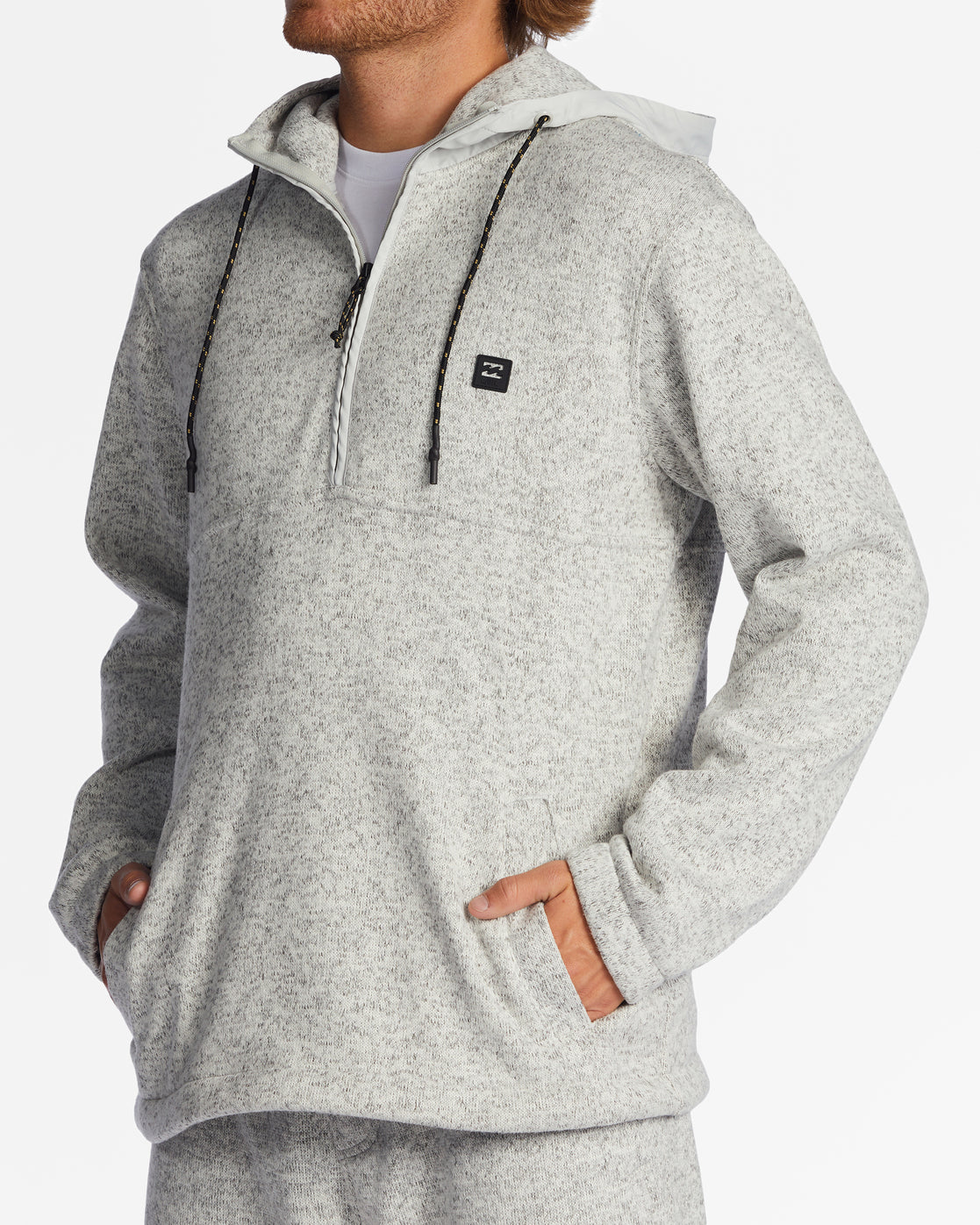 A/Div Boundary Hooded Half-Zip Pullover - Gray Heather - Image 3