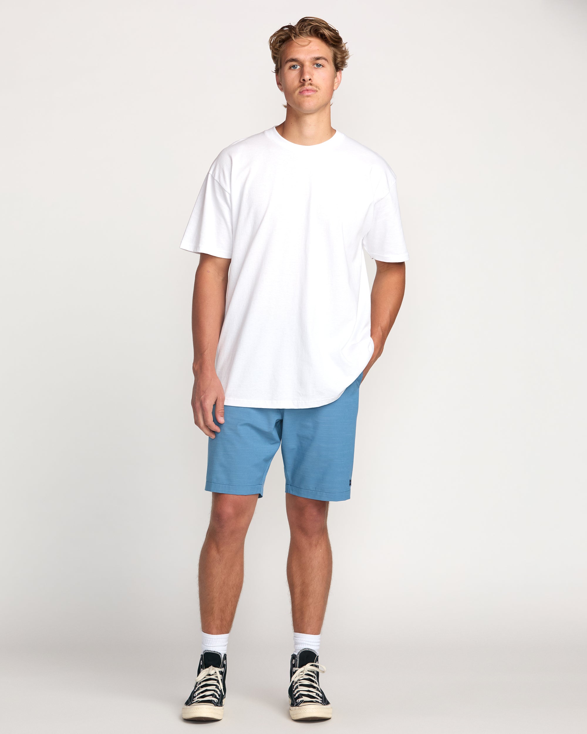 Crossfire Submersible 19 Hybrid Shorts - Carolina Blue - Image 5