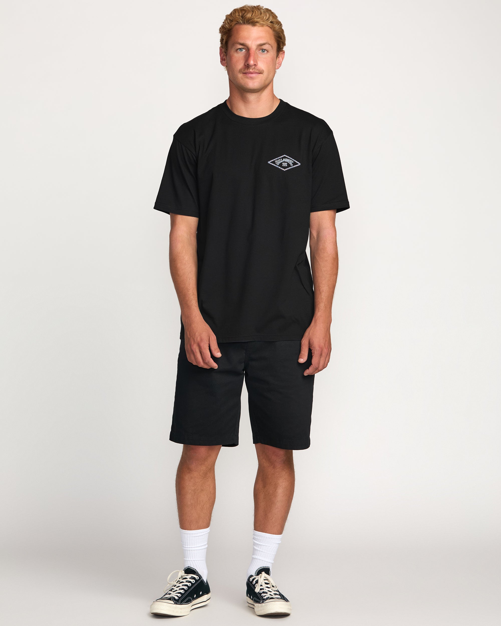 Diamond Arch Premium Tee - Black - Image 5