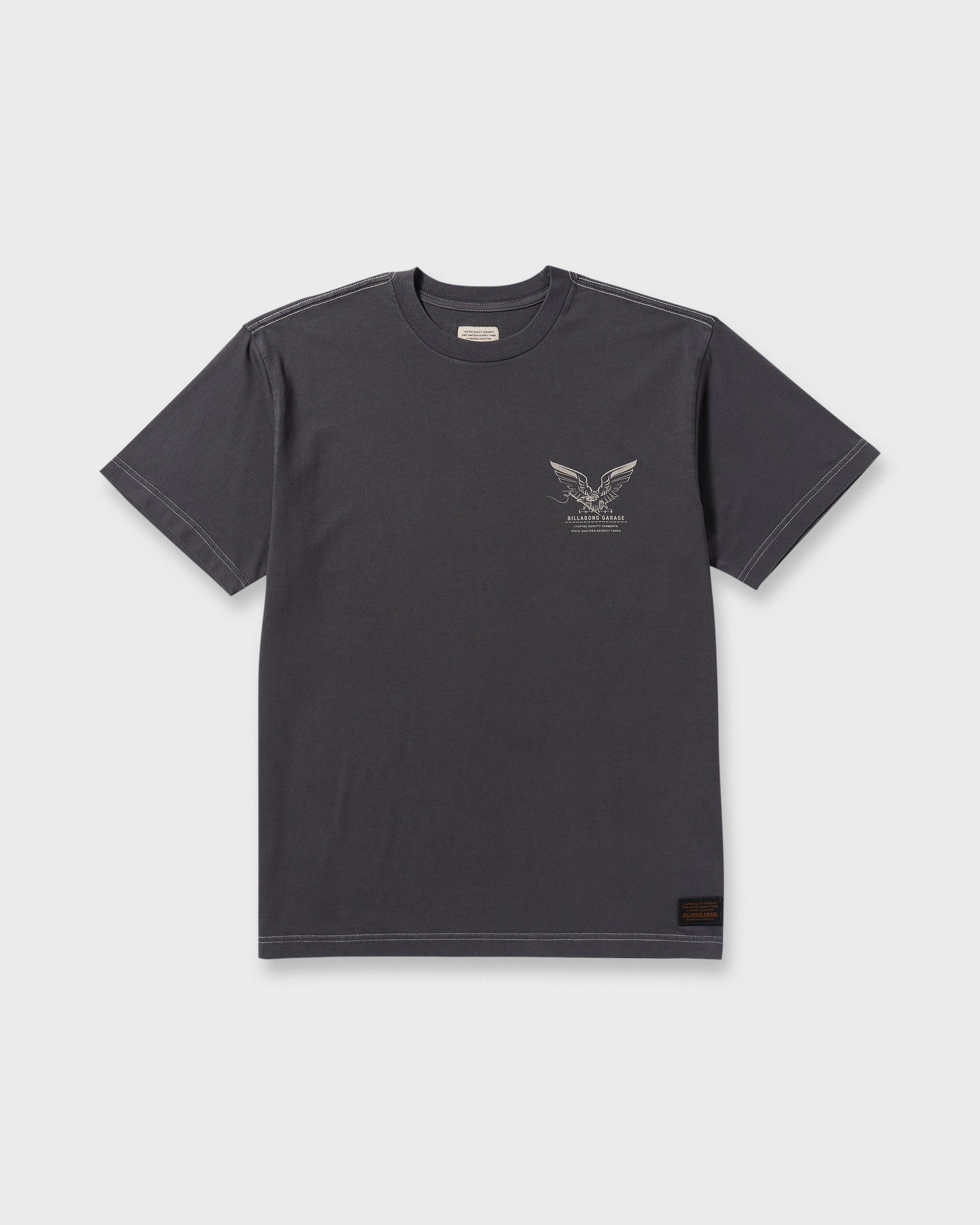 Bird Of Prey Garage OG Short Sleeve T-Shirt - Washed Black - Image 8