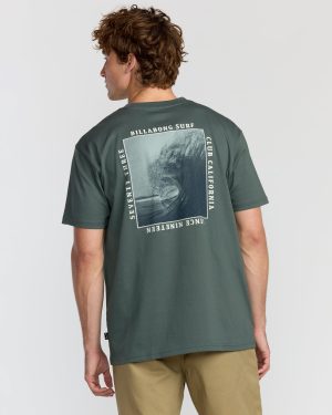 Wave Ca Premium Short Sleeve T-Shirt - Dark Slate