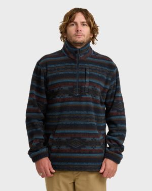 Boundary Mock Sweatshirt - Dark Navy