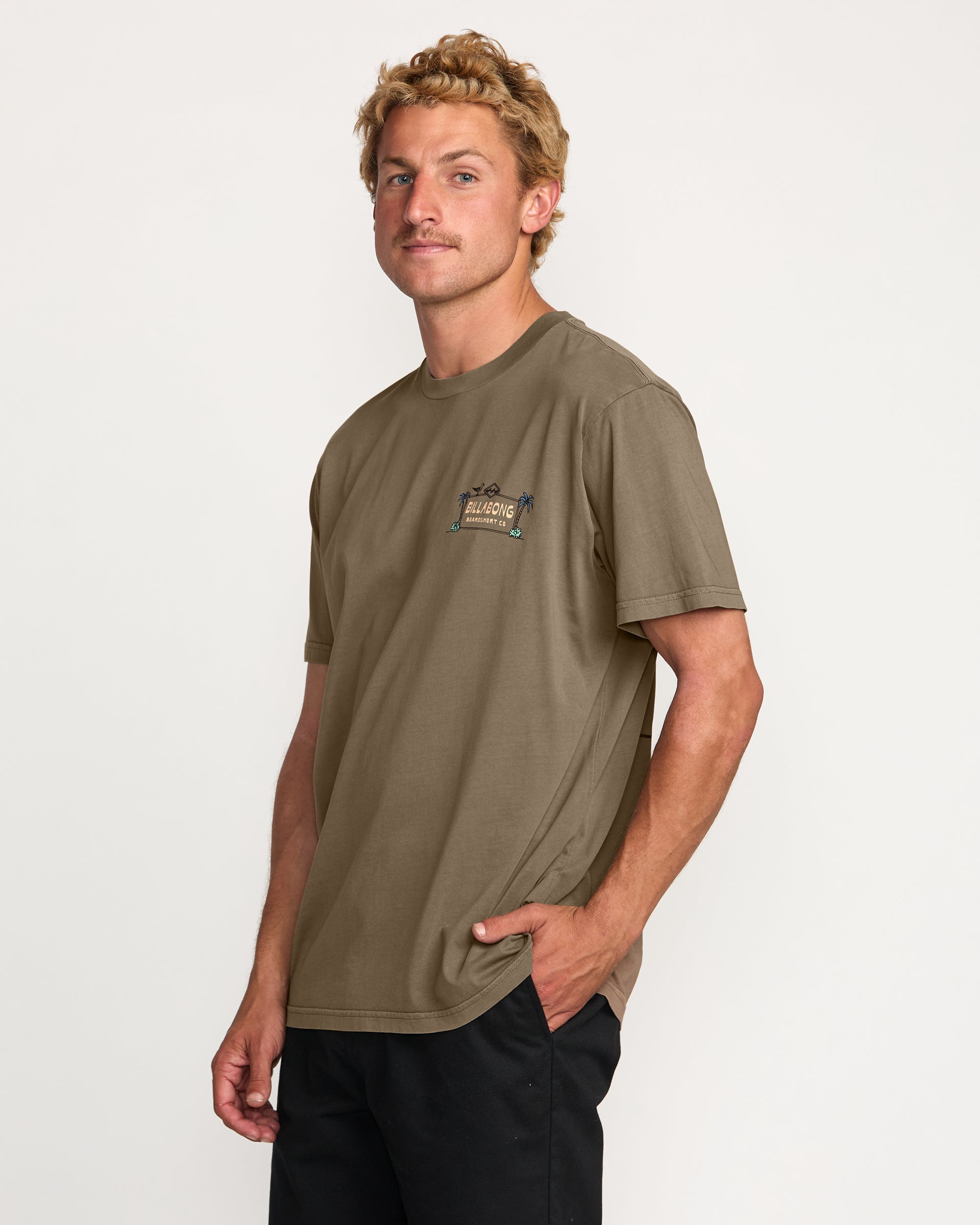 No Vacancy Premium Wave Wash Tee - Brown - Image 6