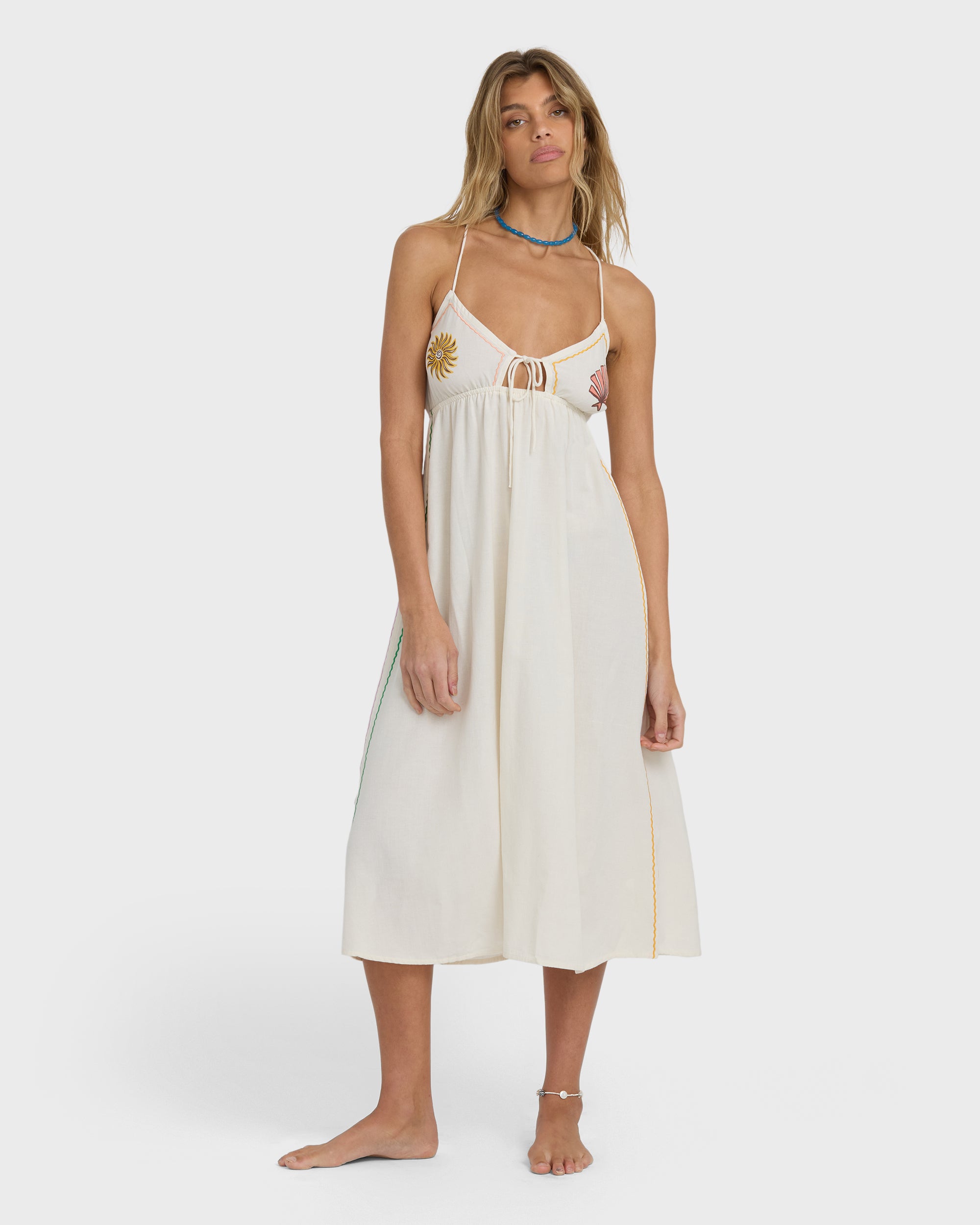 Wave Haze Midi Dress - Salt Crystal - Image 3