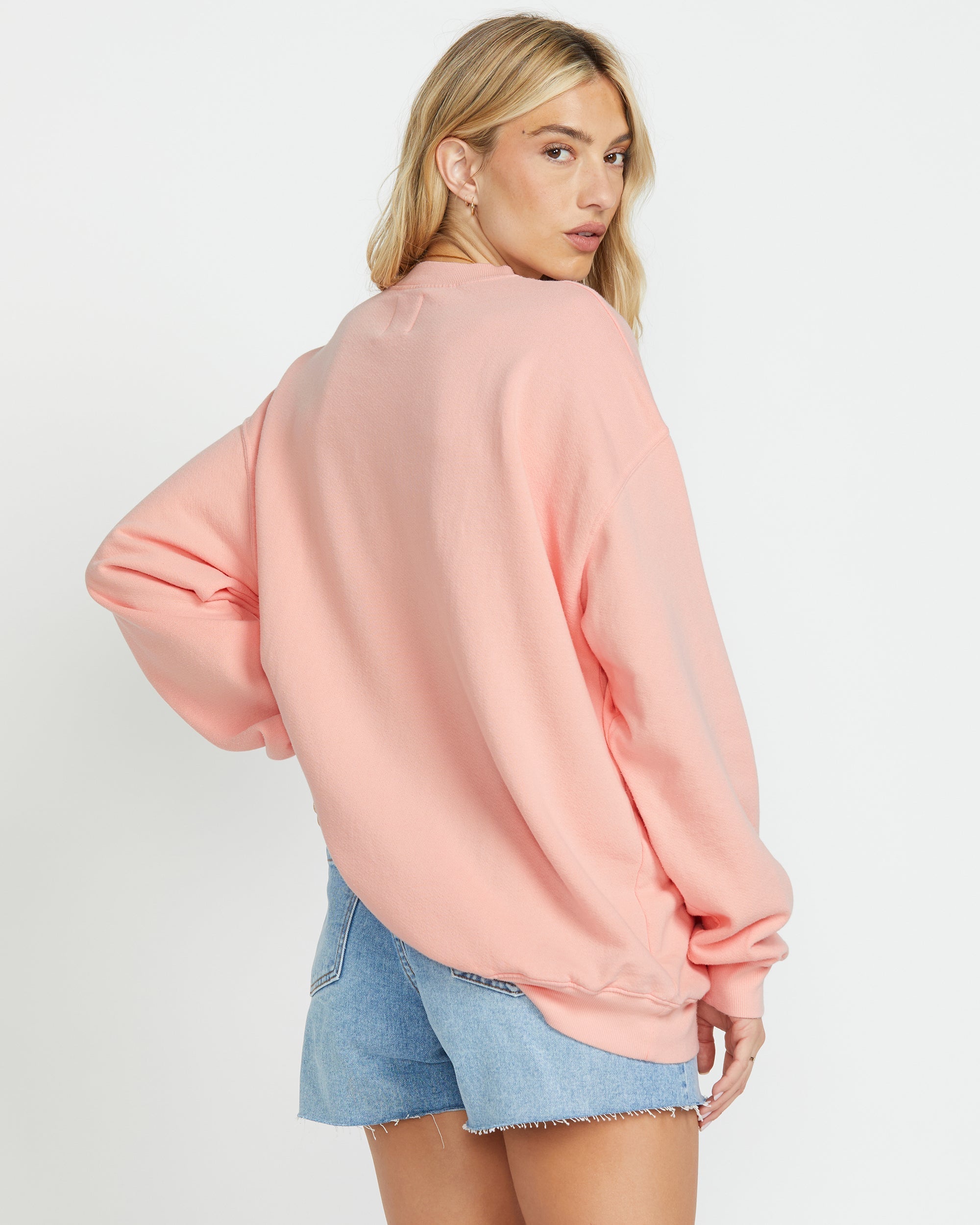 Ride In Crew Sweatshirt - Peach Kiss - Image 5