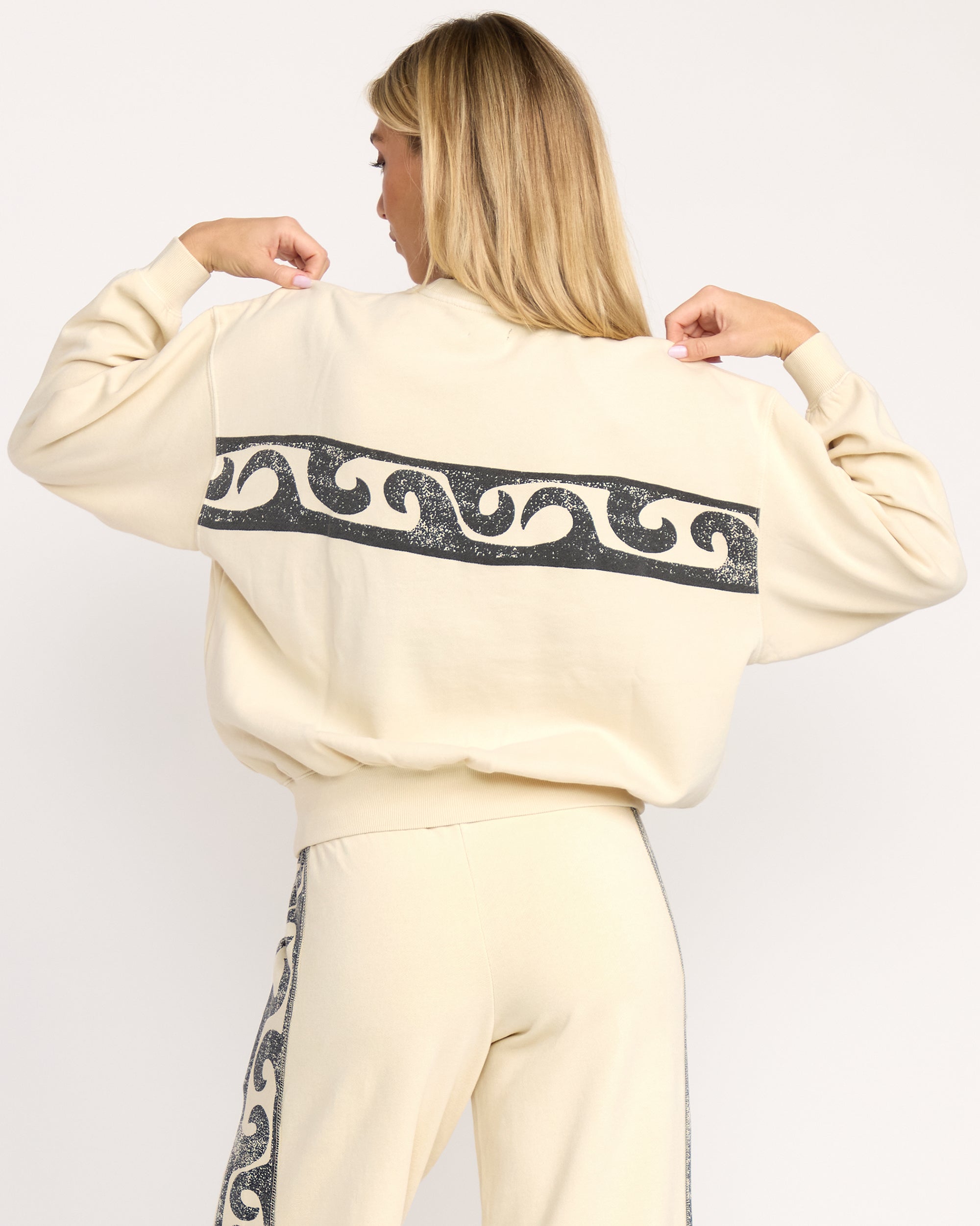 Sun Wave Livin Kendal Crewneck Sweatshirt - Whitecap - Image 4